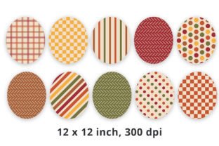 Fall Colored Printable Scrapbook Paper Graphic by Lemon Paper Lab ...
