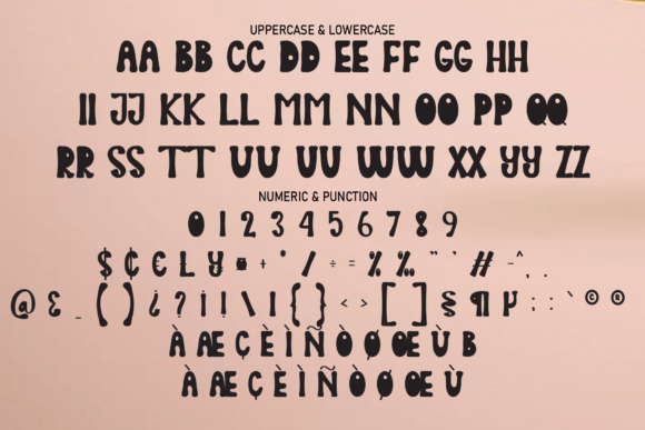 Flying Balloon Font - Preview 4