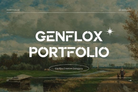 Genflox Font - Preview 3