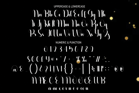 Glittering Font - Preview 6