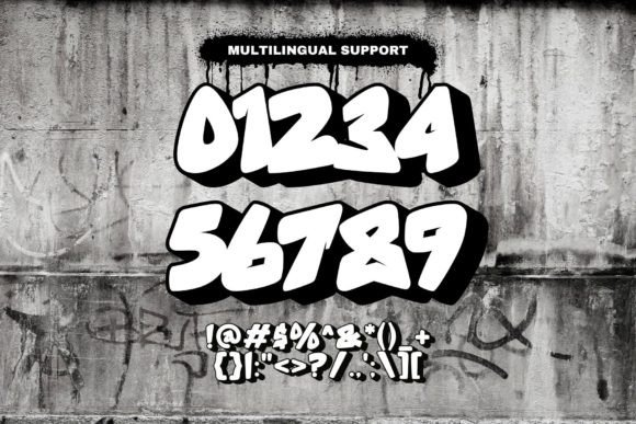 Graffiti Kickflip Font - Preview 4