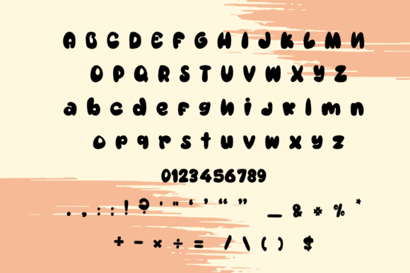 Hambergers Font PNG with transparent background - Preview 1