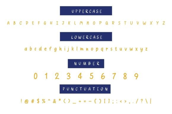 Home Run Font PNG with transparent background - Preview 3