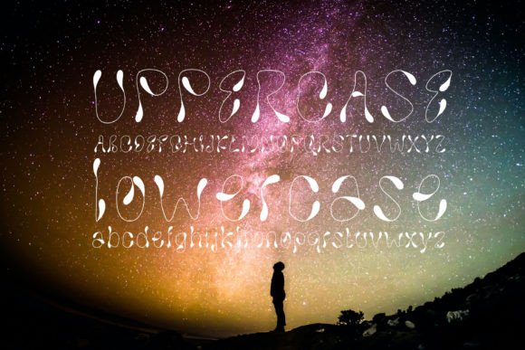 Liquid Alien Font PNG with transparent background - Preview 2