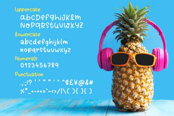 Music Playlist Font PNG with transparent background - Preview 1