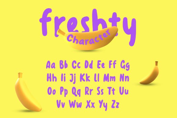 New Freshty Font font preview - 2