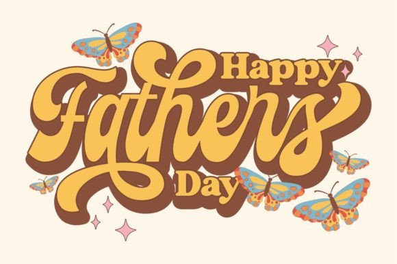 Retro Butterfly Font PNG with transparent background - Preview 2