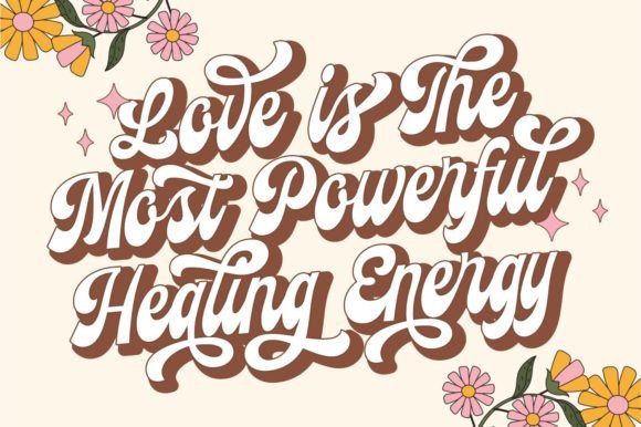 Retro Butterfly Font PNG with transparent background - Preview 3