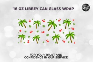 Summer Libbey Glass Can SVG Full Wrap Graphic by LazyCraftlab ...