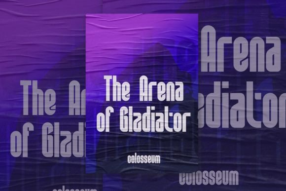 Asteroid Type Font PNG with transparent background - Preview 4