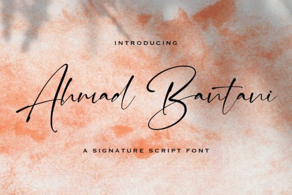 Ahmad Bantani Script & Handwritten Font By StringLabs