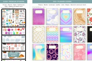 All in One Digital Planner " Rainbow " Graphic by SuperDigitalPlanners ...