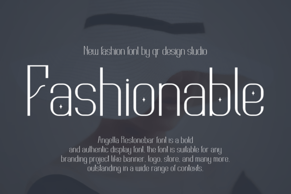 Angella Restonebar Font - Preview 1