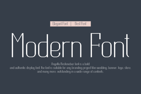 Angella Restonebar Font - Preview 3