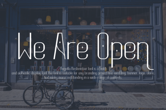 Angella Restonebar Font - Preview 5