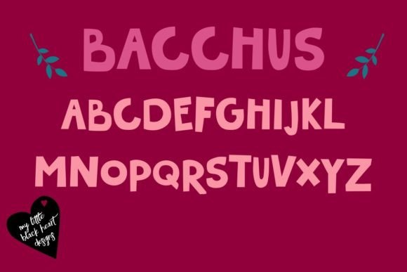 Bacchus Font - Preview 1