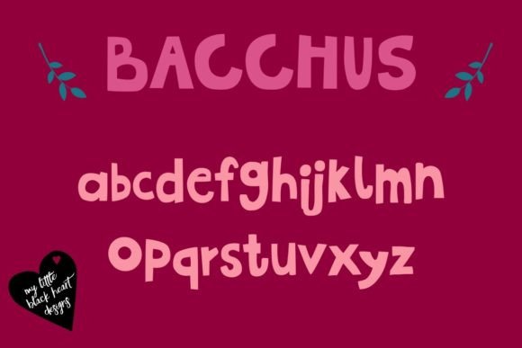 Bacchus Font - Preview 2