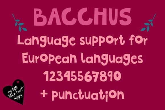 Bacchus Font - Preview 3