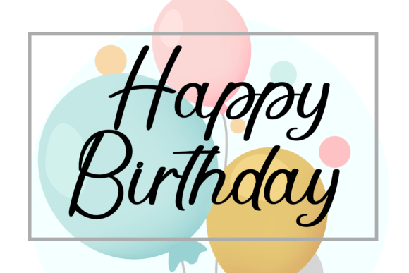 Balloon Font - Preview 1