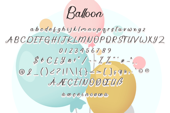 Balloon Font - Preview 5