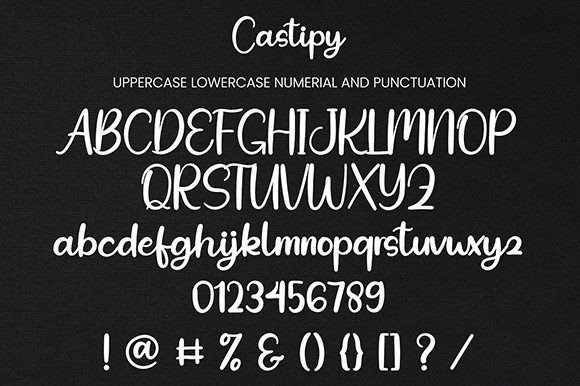 Castipy Font - Preview 5
