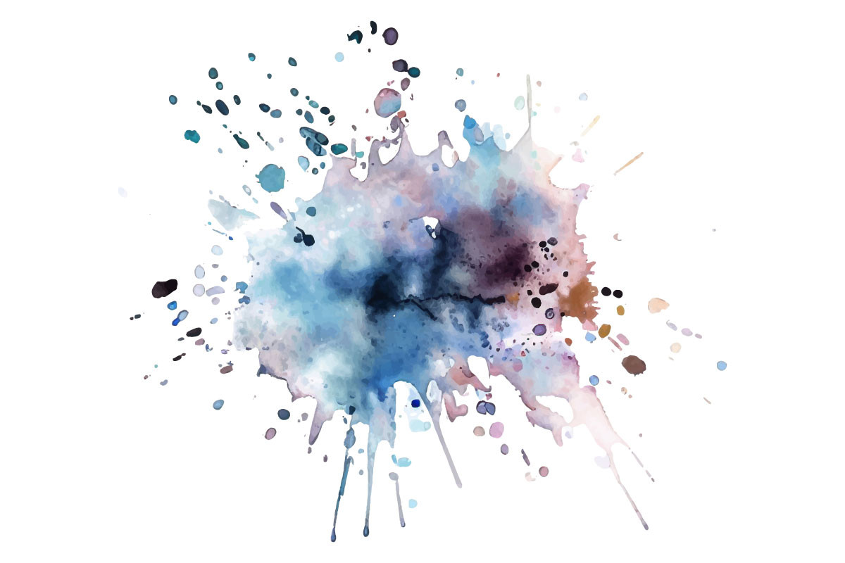 Colorful Paint Ink Splash Background Graphic by pixeness · Creative Fabrica