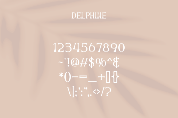 Delphine Font PNG with transparent background - Preview 5
