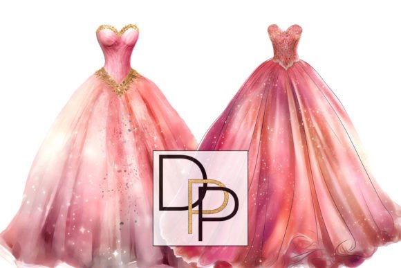 Formal Gown - Long Dress Clipart Graphic by Digital Paper Packs Creative Fabrica Formal Gown - Long Dress Clipart Graphic by Digital Paper Packs Creative Fabrica