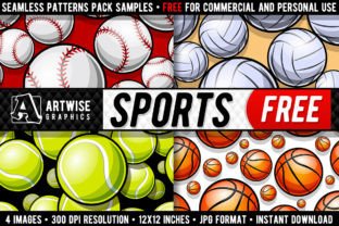 Free Sports Balls Seamless Pattern Graphic by Artwise Graphics ...