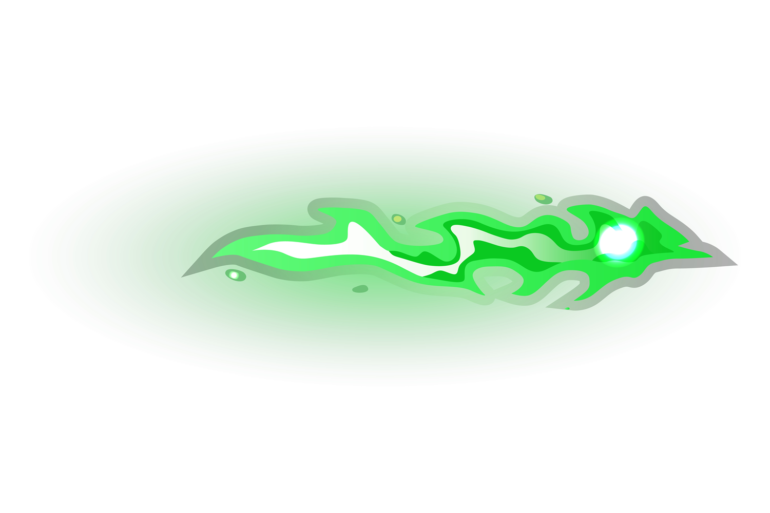 Magic Eff Green Fire Blast. Magic Energy Light Eff Graphic by smartstartstocker ...