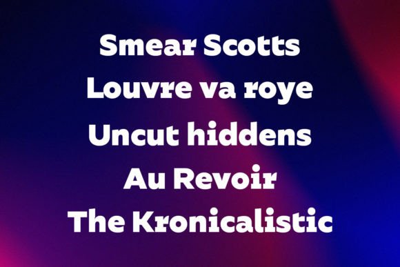 Grethol Font - Preview 4