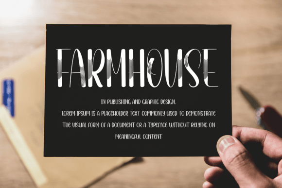 Hand Scratch Font - Preview 3