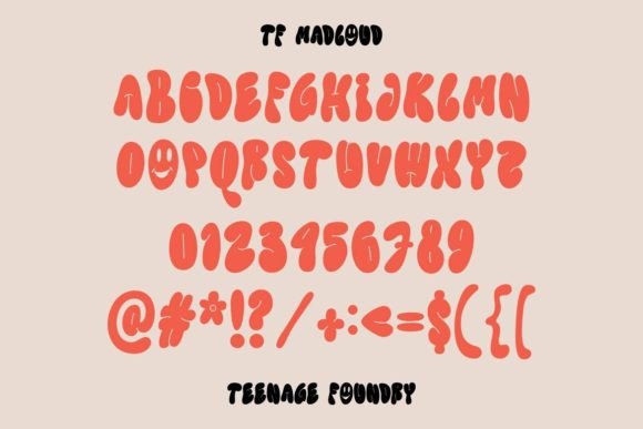 Madcloud Font PNG with transparent background - Preview 6