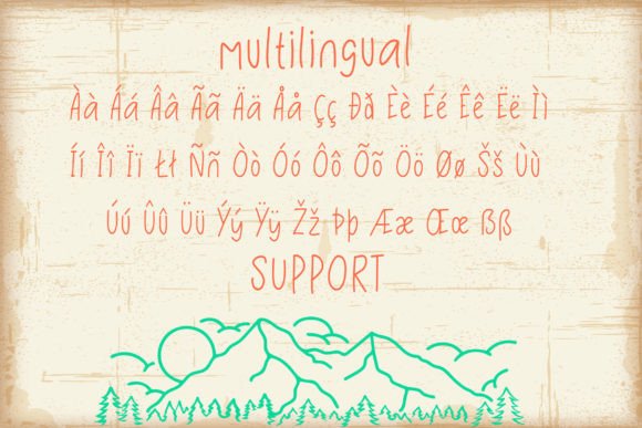 Noterwan Font PNG with transparent background - Preview 3