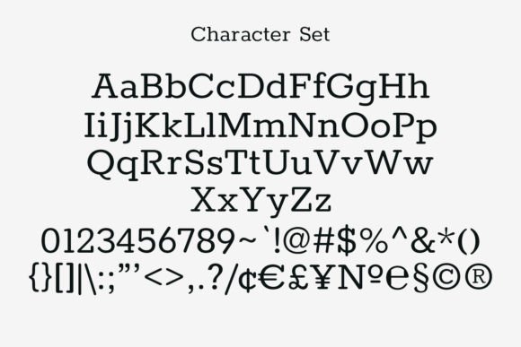 Nudes Slab Serif Font Font PNG with transparent background - Preview 5