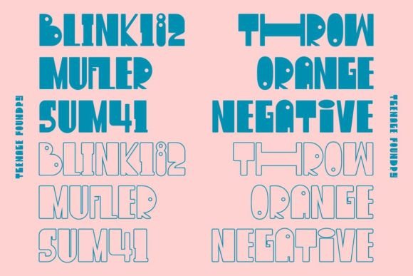 Nukes Font PNG with transparent background - Preview 1