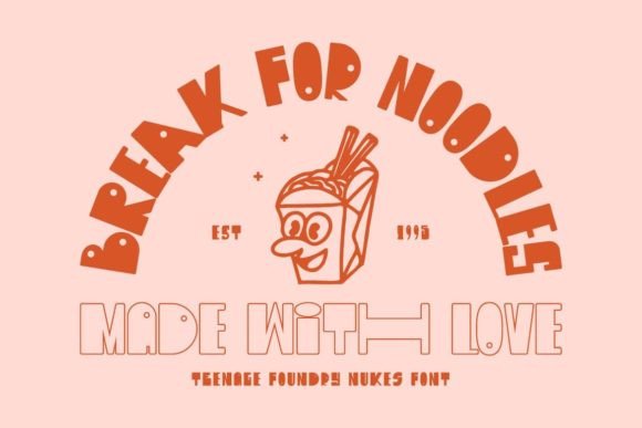 Nukes Font PNG with transparent background - Preview 2