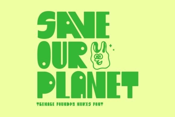 Nukes Font PNG with transparent background - Preview 4