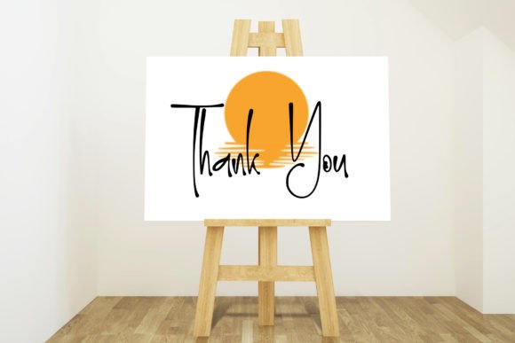 Paradise Sunset Font PNG with transparent background - Preview 6