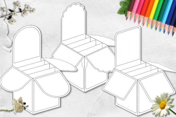 Pop Up Box Card Template