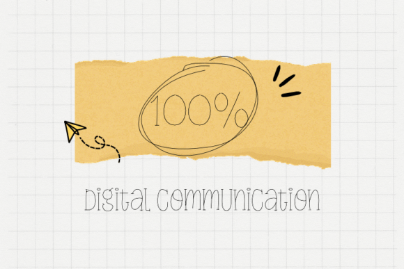 Purely Digital Font PNG with transparent background - Preview 3