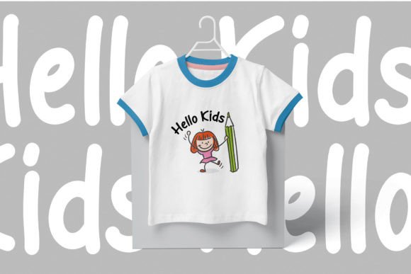 Smart Kids a Playful Written Font PNG with transparent background - Preview 5