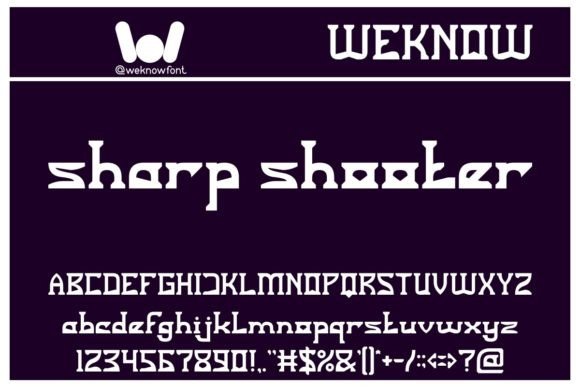 Sniper Font PNG with transparent background - Preview 3