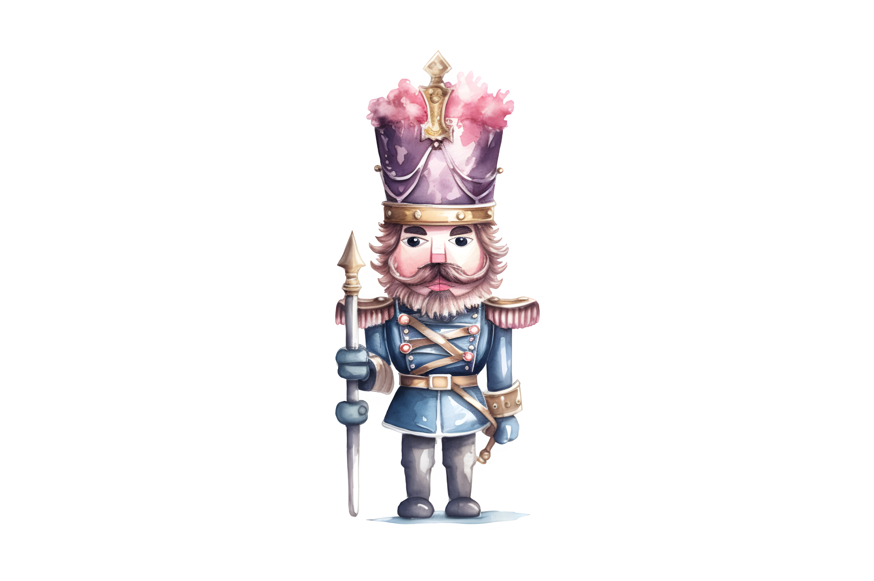 Watercolor Nutcracker Sublimation Graphic by WatercolorByKr · Creative ...