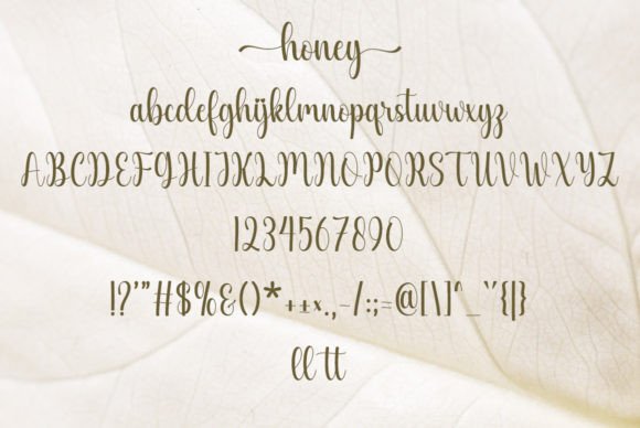 Honey Font - Preview 5