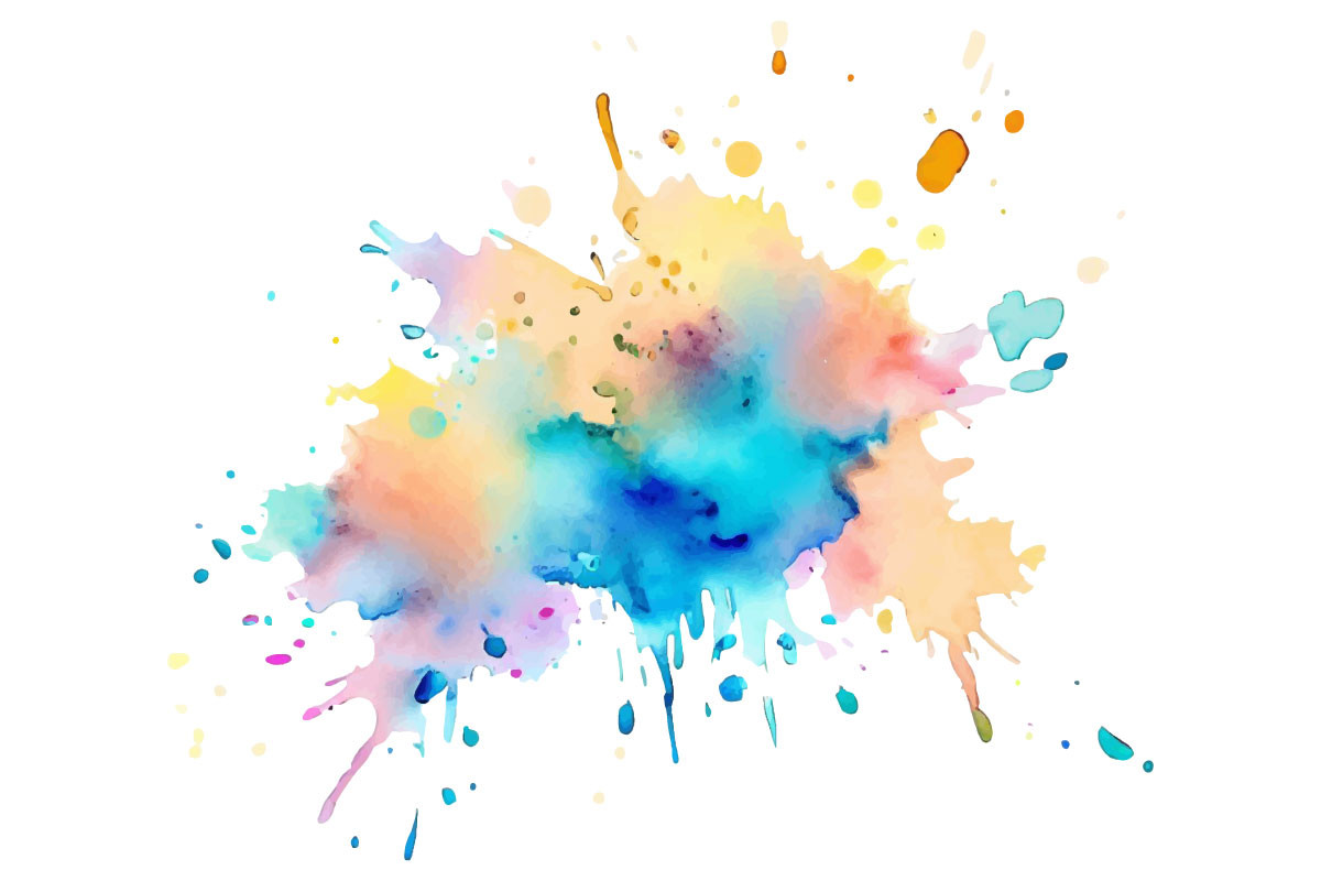 Watercolor Ink Splash Background Graphic by pixeness · Creative Fabrica