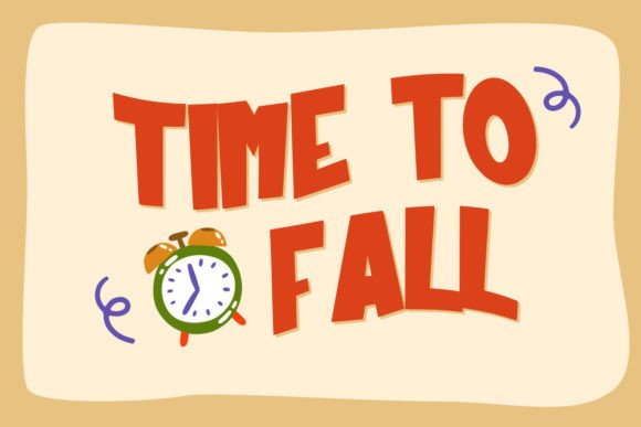 Autumn School Font - Preview 2