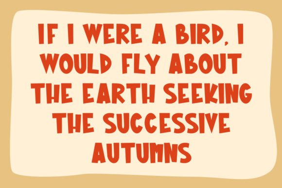 Autumn School Font - Preview 5