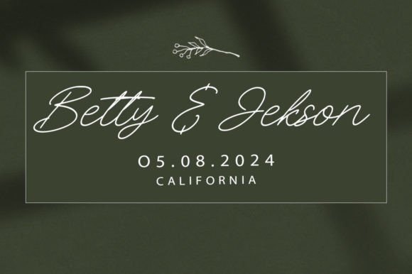 Belistha Font - Preview 1