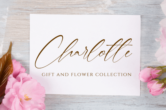 Berly Clarisa Font PNG with transparent background - Preview 2